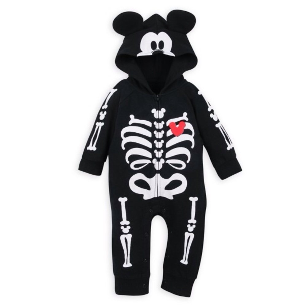 NWT Disney Store Mickey Mouse costume baby one piece glow in the dark 3-6 months - Picture 2 of 12